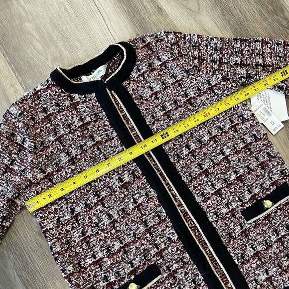 Jones Studio Separates size medium 3/4 sleeve cardigan sweater NEW - Picture 14 of 16